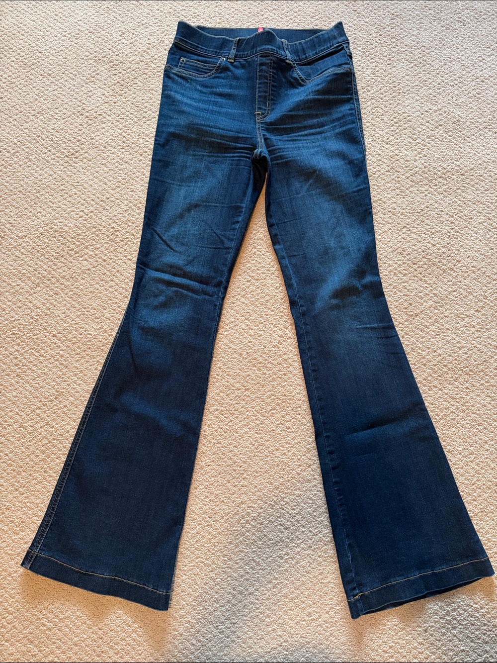 SPANX Dark Blue Flare Jeans